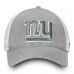 Men's New York Giants NFL Pro Line by Fanatics Branded Heathered Gray/White Lux Slate Trucker Adjustable Hat 2998596